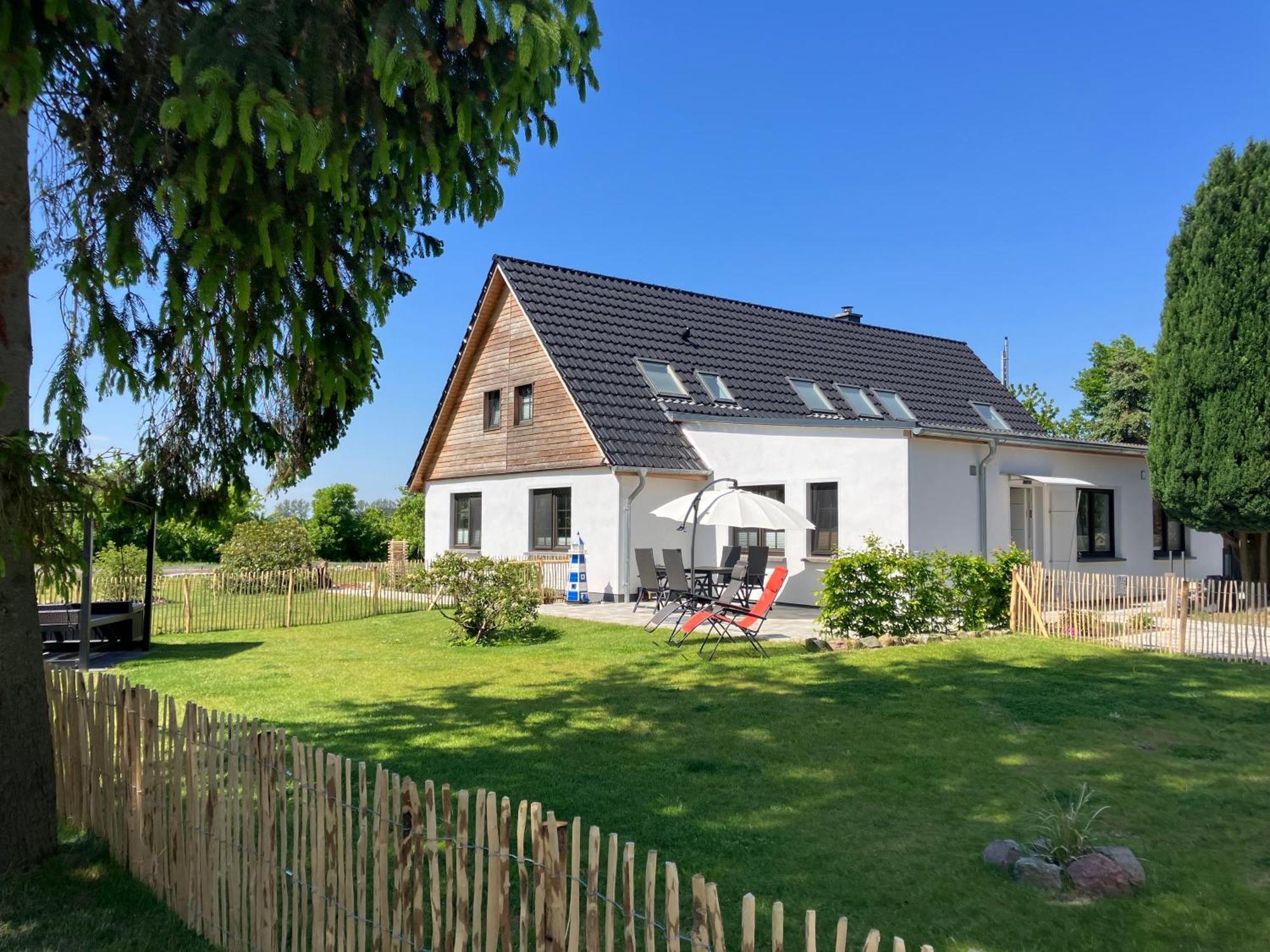 Grosse 4 Sterne Ferienwohnung Beim Boddenstrand Sundhagen-Niederhof Екстериор снимка
